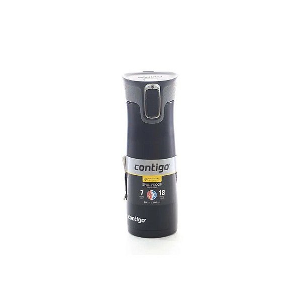 Copo Térmico Preto Fosco 591ml
