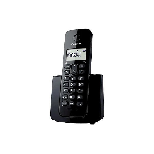 Telefone Panasonic KX-TGB110LAB com Base Bivolt Preto