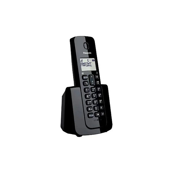 Telefone Panasonic KX-TGB110LAB com Base Bivolt Preto