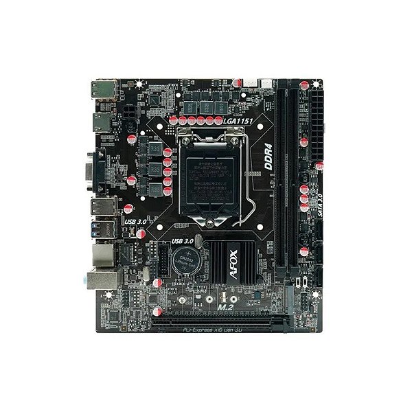 Placa-mãe Afox IB250-MA4-V2 6A/7A/8A/9A GNR MB 1151 B250