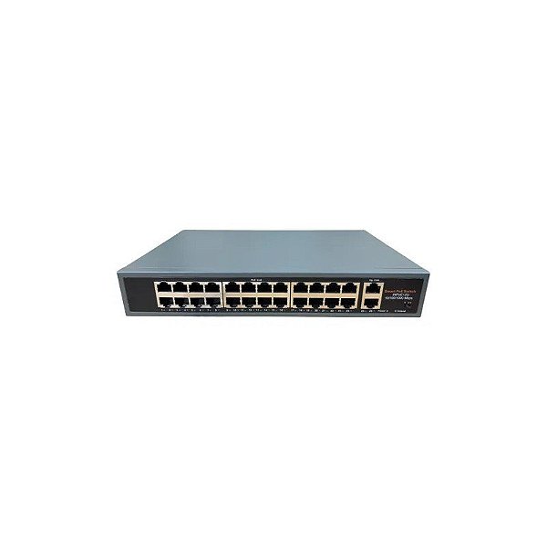 Switch Gerenciável 24 Portas PoE 400W 10/100/1000Mbps 2G RJ45 F2420GBL-A