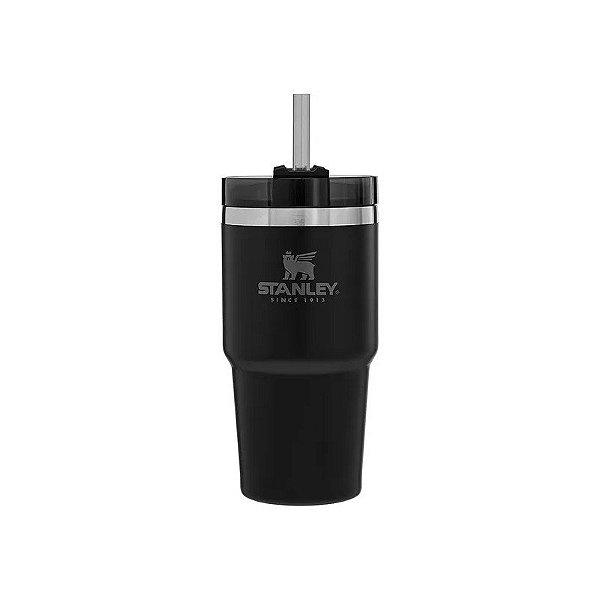 Copo Térmico Stanley Adventure com Canudo - Preto 590ML