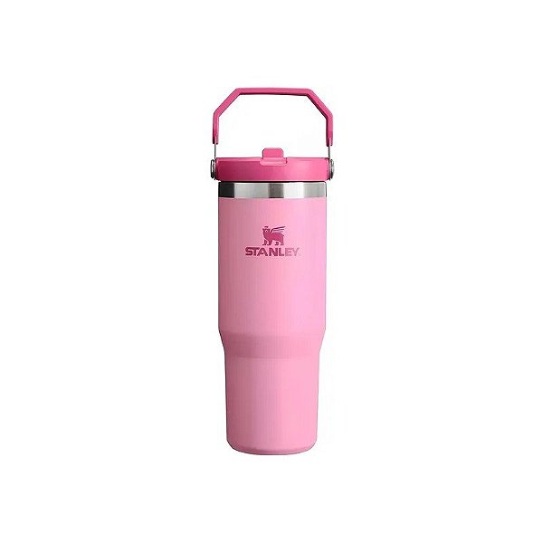 Garrafa Térmica Stanley The Iceflow Flip Straw Tumbler 887ml - Peônia