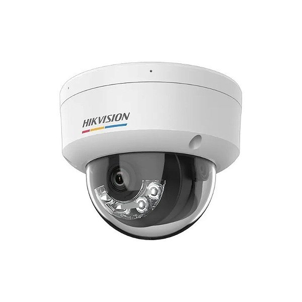 Câmera IP Dome Hikvision DS-2CD1127G2H-Liu 2MP Lente 2.8MM