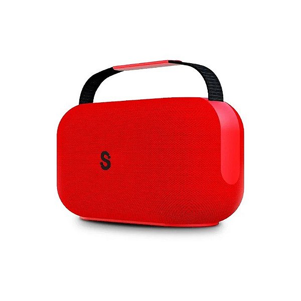 Caixa de Som Smartfy CS03R Xtreme 60 Watts com Bluetooth/USB/Auxiliar/Micro SD - Vermelho
