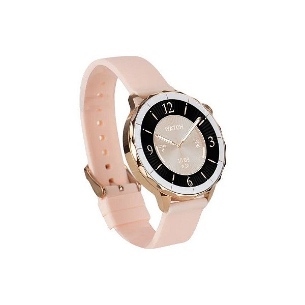 Relógio inteligente Smartfy WCH09G - Bluetooth - Dourado