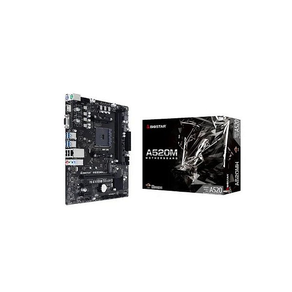 Placa-mãe AM4 Biostar A520MHP HDMI/DP/M.2