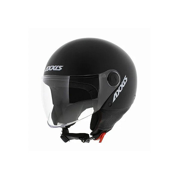 Capacete Axxis Square s Solid A1 - Aberto - Tamanho L - Preto Fosco