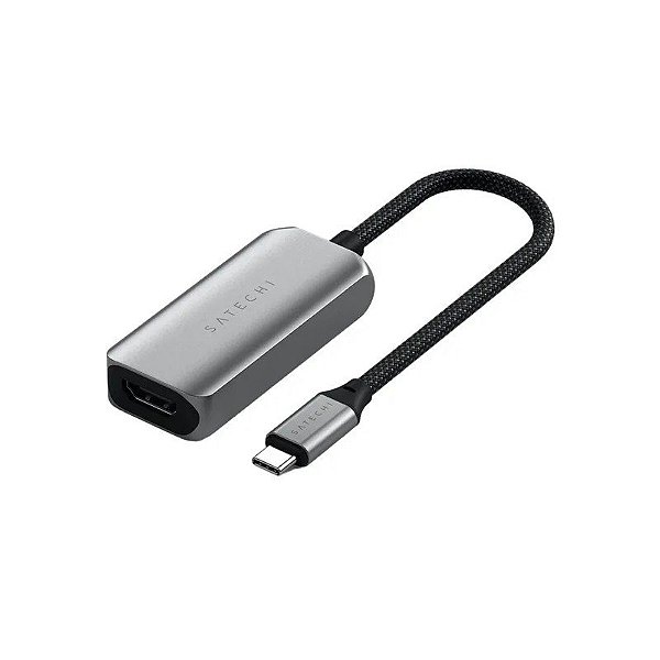 Cabo Adaptador USB-C para HDMI Satechi ST-AC8KHM 2.1 8K - Cinza Espacial