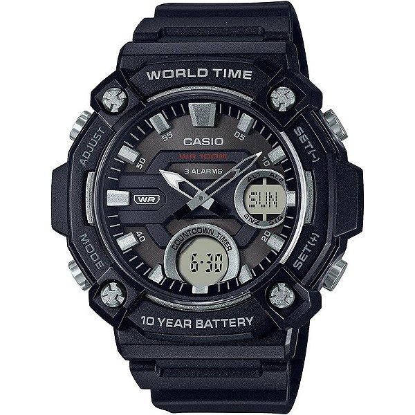 Relógio Masculino Casio Analógico/Digital AEQ-120W-1AVDF