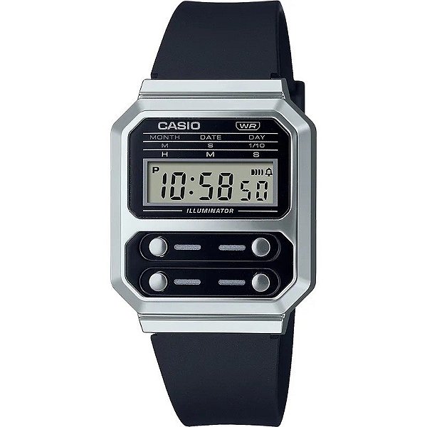 Relógio Casio Digital A100WEF-1ADF - Masculino