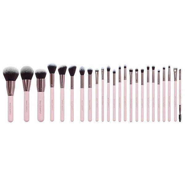 Kit de Pincéis Bush Beauty Creations Pretty and Perfect BS-PP (24 Peças)