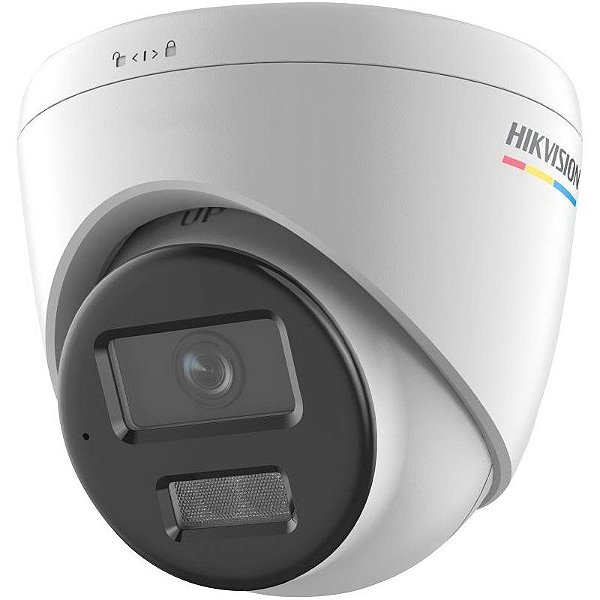Câmera de Segurança IP Hikvision DS-2CD1327G2H-LIU 2MP 2.8mm Turret (ColorVU) (caixa feia)