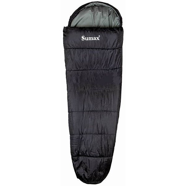 Saco de Dormir Sumax SACO-1-NE 220x80x50cm - Preto