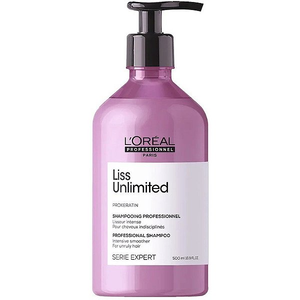 Xampu L'Oréal Serie Expert Liss Unlimited - 500mL
