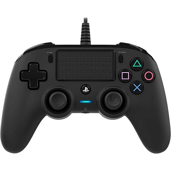 Controle com fio Nacon Compact para PS4/PC - Preto