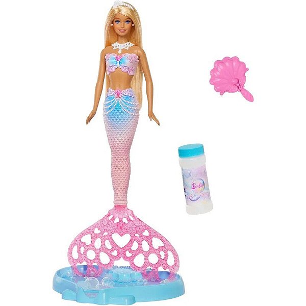 Boneca Barbie Bubble Sparkle Mermaid Mattel - JLW56