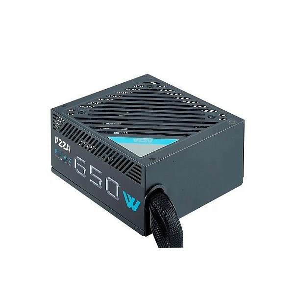 Fonte 650W Azza PSAZ-650W 80+ Bronze - Bivolt Preto