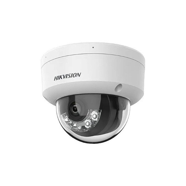 Conjunto de Câmera IP Dome Hikvision DS-2CD1123G2-Liu 2MP Lente 2,8MM