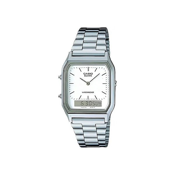 Relógio Casio Vintage AQ-230A-7DMQ Prata
