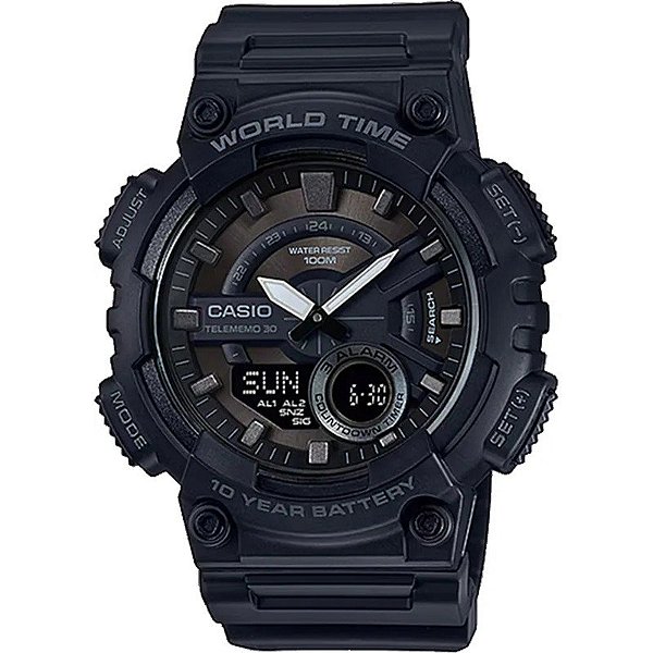 Relógio Casio AEQ-110W-1BVDF Masculino - Analógico/Digital
