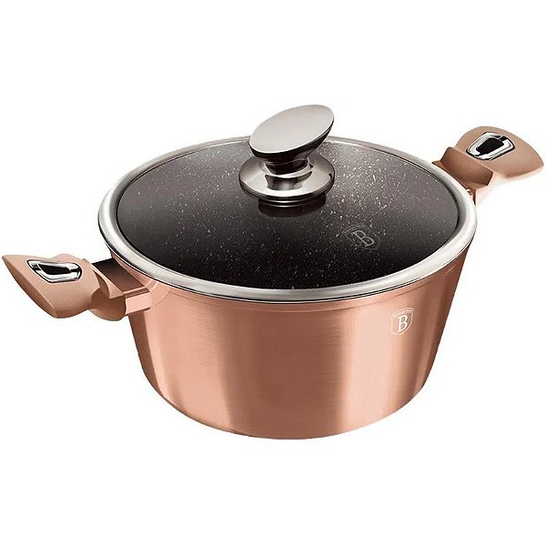Panela Berlinger Haus Linha Metallic Rose Gold Edition 20cm - BH-1514N