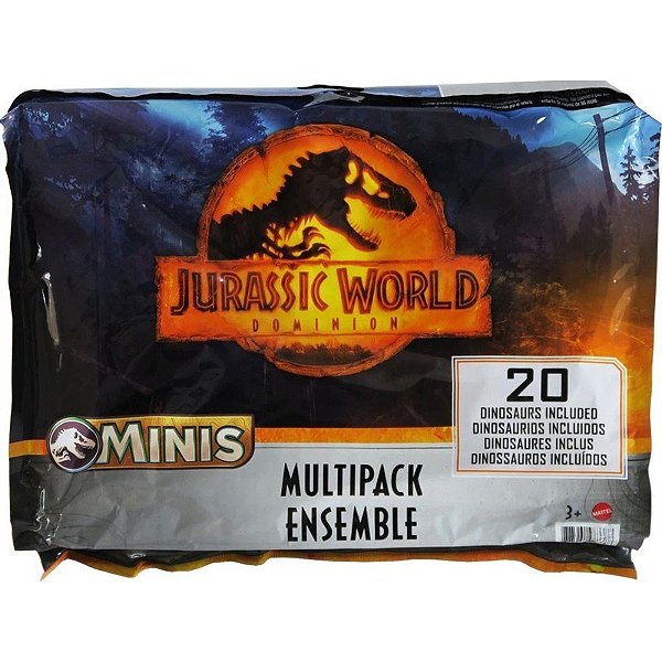 Kit Multipack Minis Jurassic World Dominion Mattel - GYY79 (20 unidades)