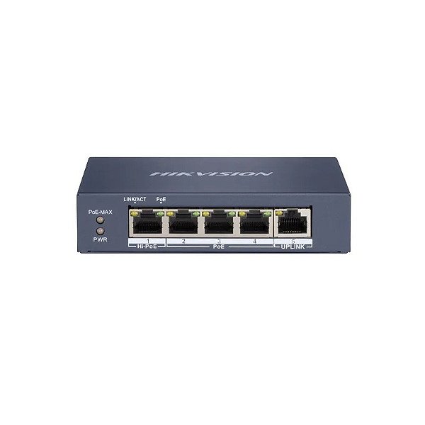 Switch Hub Hikvision 05P 10/100/1000MBPS Poe DS-3E0505HP-e