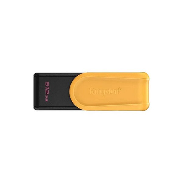 Pendrive Kingston Datatraveler Exodia s 512GB USB-A 3.2 Preto e Amarelo DTXS/512GB