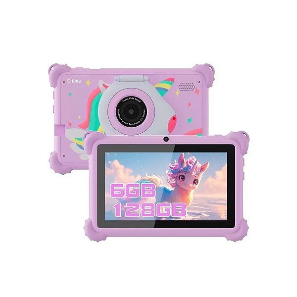 Tablet Infantil C Idea CM88 7" Android 12 Lilás