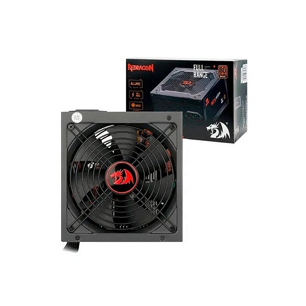 Fonte 600W Redragon GC-PS002 80 Plus Bronze