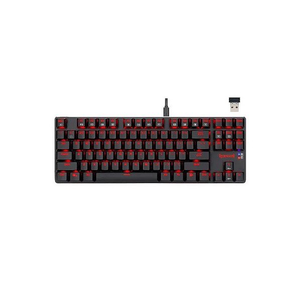 Teclado Gamer Redragon Mahoraga K590-Re Sem Fio e Com Fio - Preto