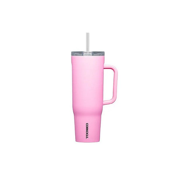 Garrafa Térmica Corkcicle Série A Cruiser - 1200ML - com Canudo - Rosa Sol Radiante