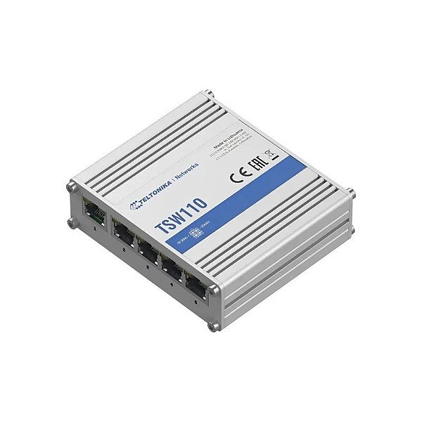 Interruptor Industrial Teltonika TSW110 Gigabit/Ethernet - Branco
