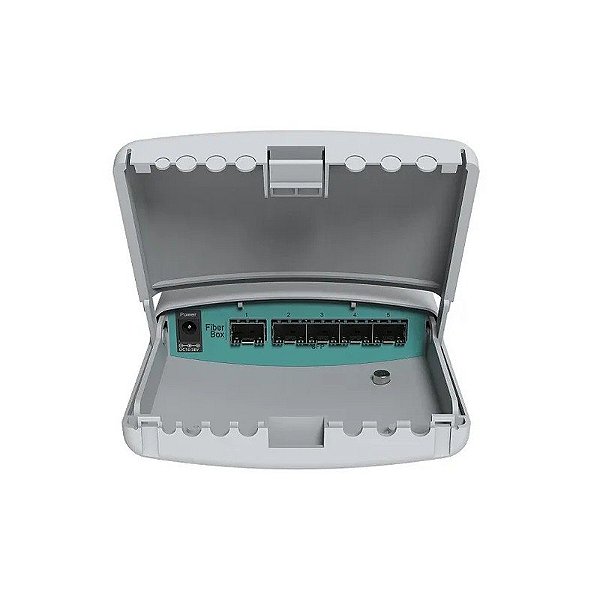 Switch Mikrotik CRS105-5S-FB 5P SFP(SRJ01) Fibra óptica Caixa 400MHZ B