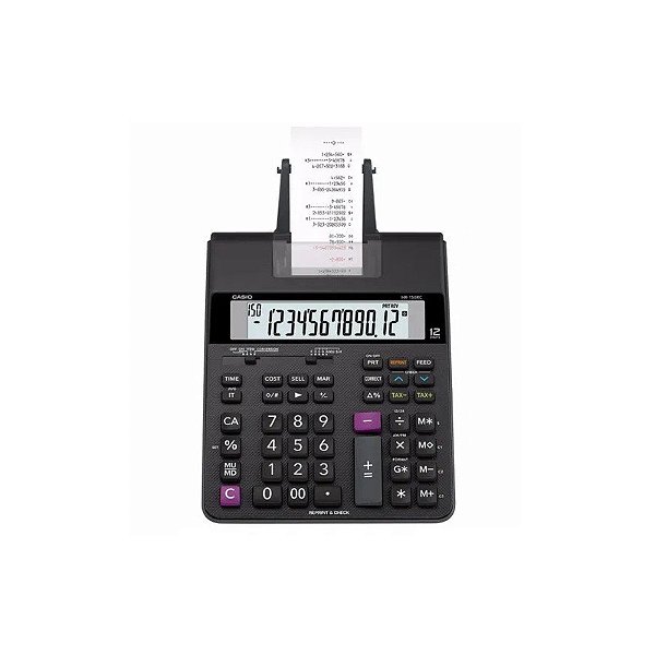 Calculadora Casio HR-150RC-DC com Bobina Preta *G