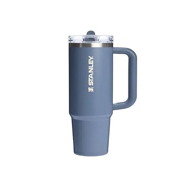 Garrafa Térmica Stanley Quencher Protour Copo de 887 ML - Azul Petróleo