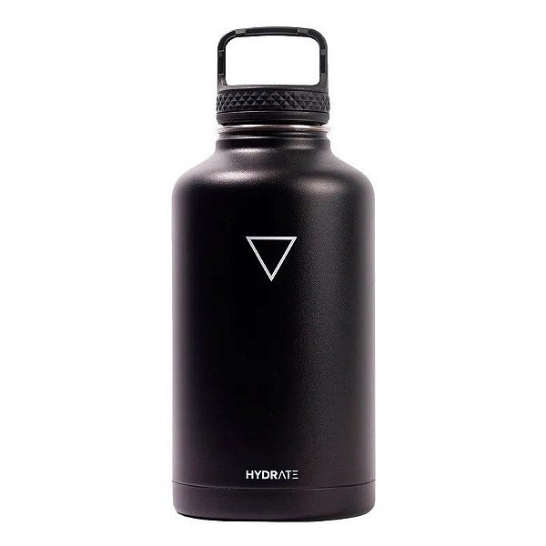 Garrafa Térmica Hydrate Growler Preta 1.900mL