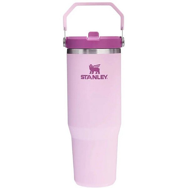 Garrafa Térmica Stanley Flip Straw Tumbler 10-12043-278 (887ml) Flor de Cerejeira