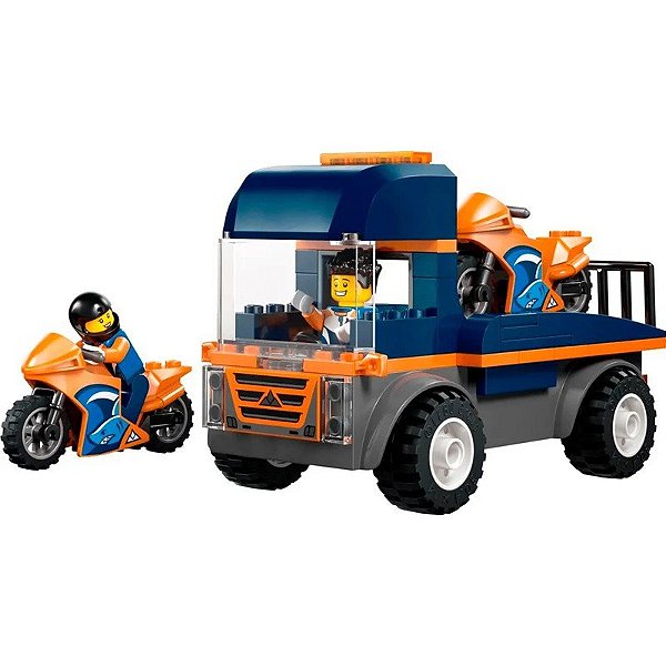 Transportador de Motocicleta Lego City - 60491 (88 peças)