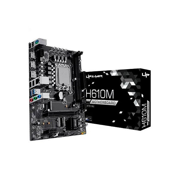 Placa-mãe Up Gamer H610M, Intel LGA 1700, M-ATX, DDR4, M.2 NVMe, UP-H610MDR4