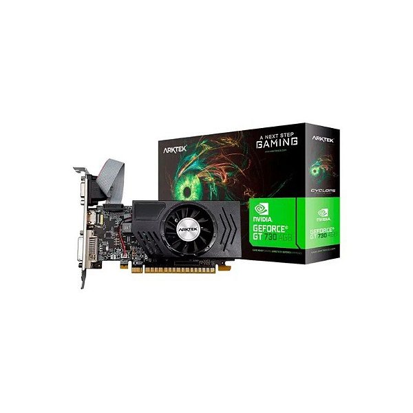 Placa de Vídeo Arktek Nvidia Geforce GT-730 4GB DDR3 - AKN730D3S4GL1