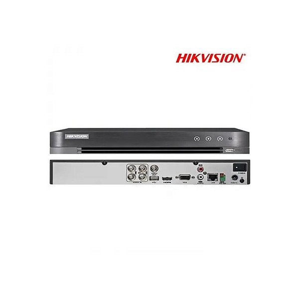 Gravador DVR Hikvision 4 canais IDS-7204HQHI-M1/e 1U 4MP H.265 1080P H.265