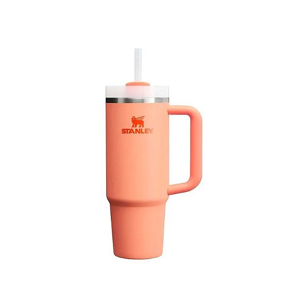 Copo Térmico Stanley The Flowstate Quencher H2.0 Tumbler 10-11825-267 - 887ml - com Canudo - Nectarine