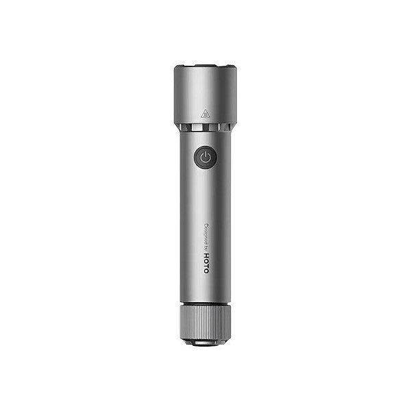Lanterna Tática Hoto QWSDT005 Recarregável 2300 Lúmens - Cinza