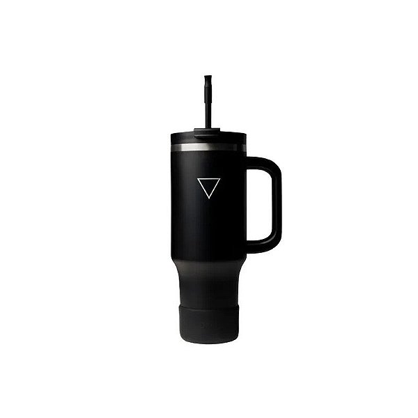 Copo Térmico com Canudo Hydrate SB1183NE Preto 1.183ML