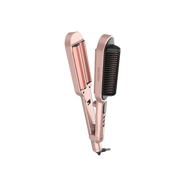 Chapinha/Ondulador Gama Waver Brush Keration 16MM 220°C 2V - Rosa Dourado
