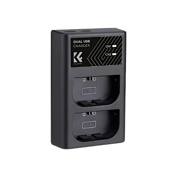 Kit de Bateria e Carregador KYF para Canon - Preto