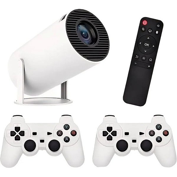 Projetor Game 3D 2 em 1 M300 Max 4K HDMI USB Bivolt
