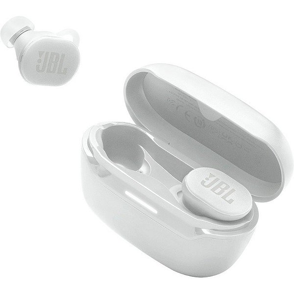 Fone de Ouvido Sem Fio JBL Endurance Race 2 Bluetooth Branco (com cancelamento de ruído)